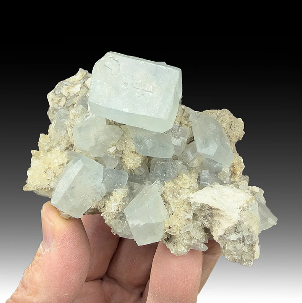 Celestine from Stoneco Lime City Quarry, Lime City, Ohio, USA - image 1