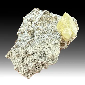 Celestine from Stoneco White Rock Quarry, Clay Center, Ohio, USA