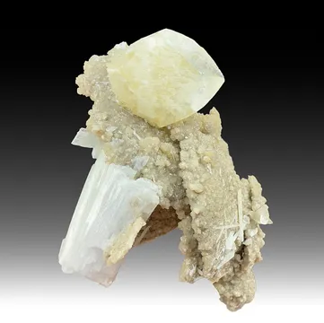Celestine from Stoneco White Rock Quarry, Clay Center, Ohio, USA