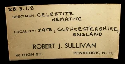 Celestine, Hematite - image 2