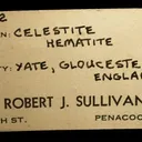 Celestine, Hematite - image 2