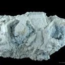 Celestine on Baryte Ps. Celestine, on Fluorite - image 1