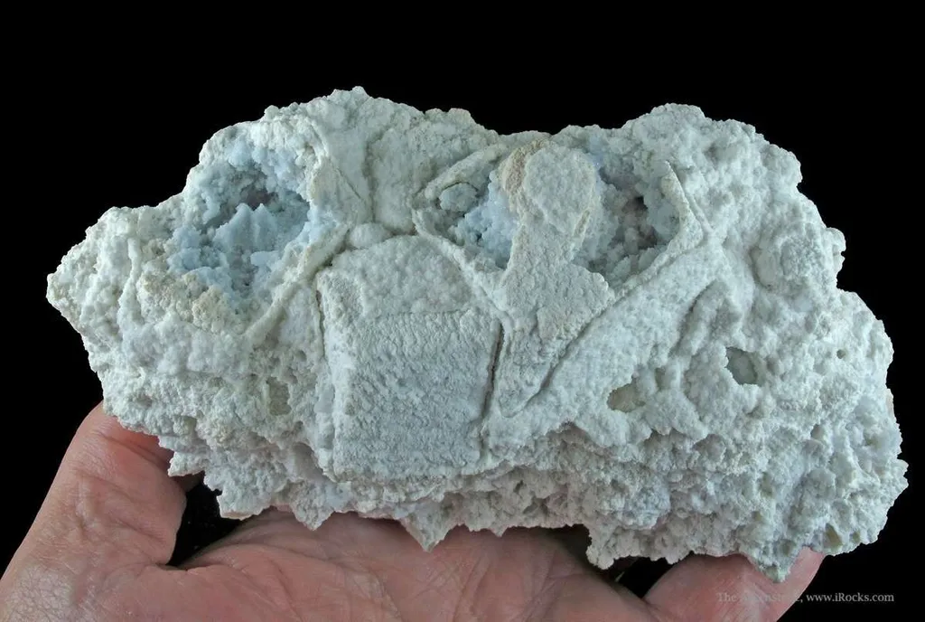 Celestine on Baryte Ps. Celestine, on Fluorite - image 4