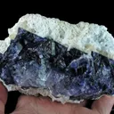Celestine on Baryte Ps. Celestine, on Fluorite - image 5