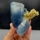 Celestine on Calcite matrix from Afghanistan - image 1