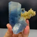 Celestine on Calcite matrix from Afghanistan - image 6