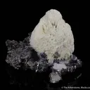 Celestine on Sphalerite after Calcite with Calcite and Fluorite - image 5