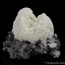 Celestine on Sphalerite after Calcite with Calcite and Fluorite - image 4