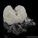 Celestine on Sphalerite after Calcite with Calcite and Fluorite - image 2