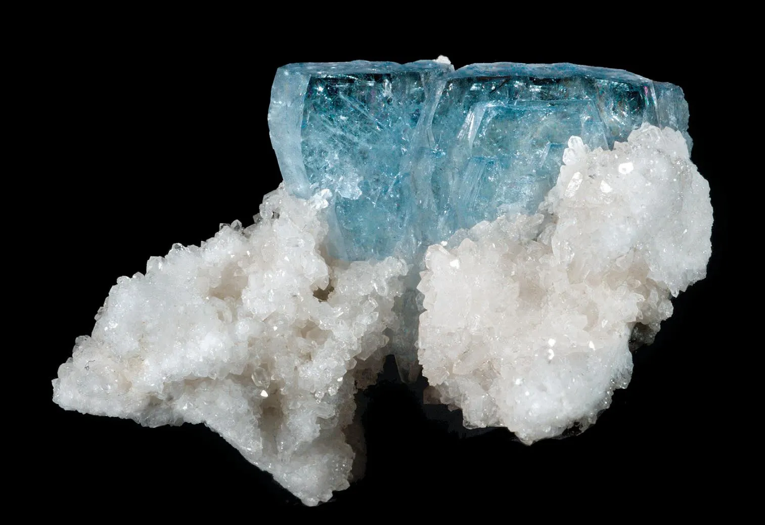 Celestine, Quartz - image 1