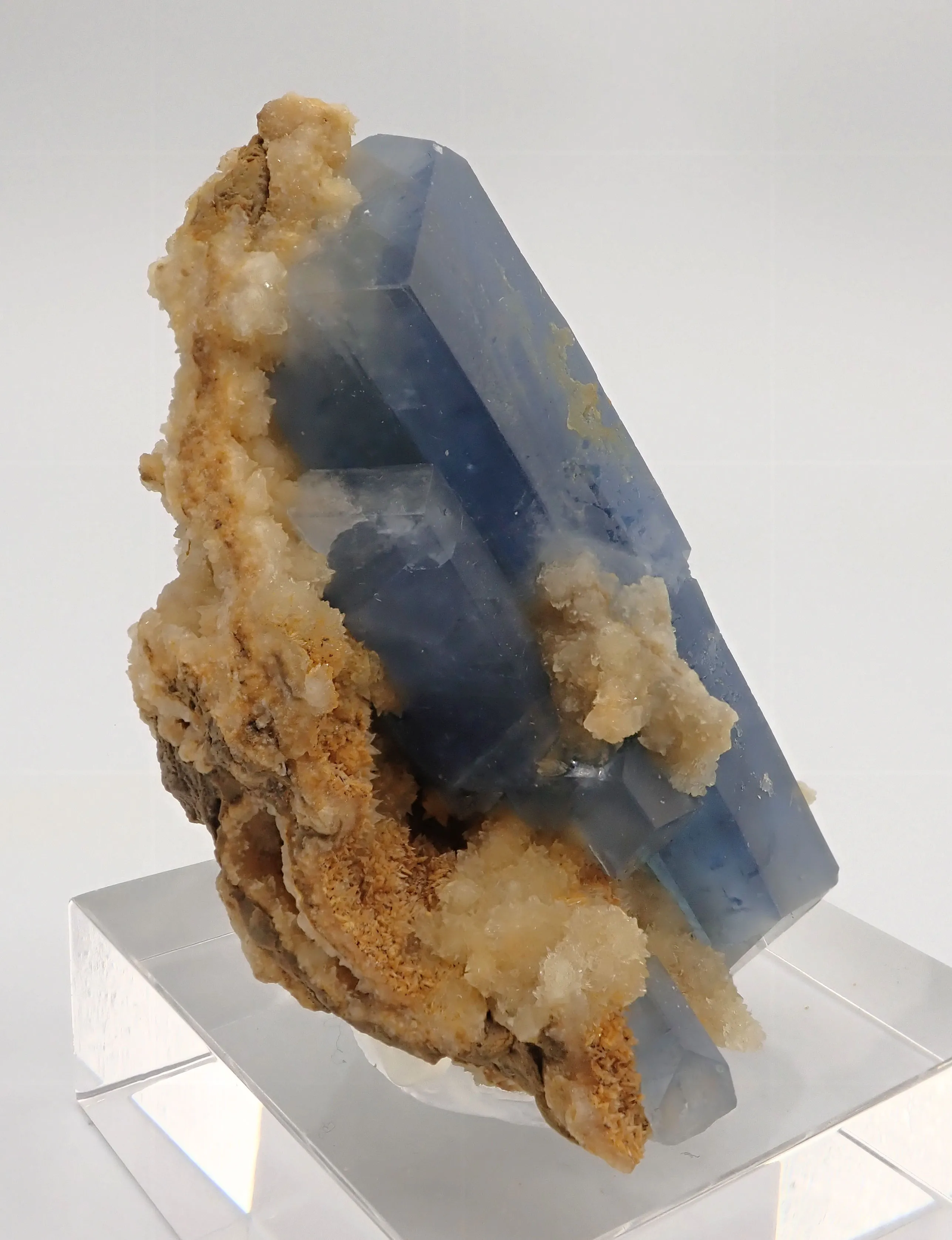 Celestine with Calcite - image 3