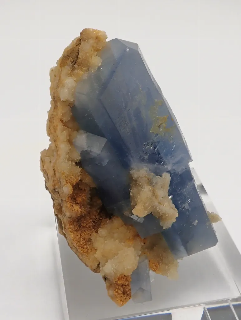 Celestine with Calcite image