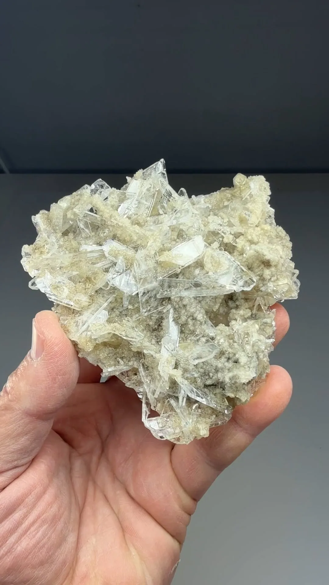 Celestine with Calcite - image 2