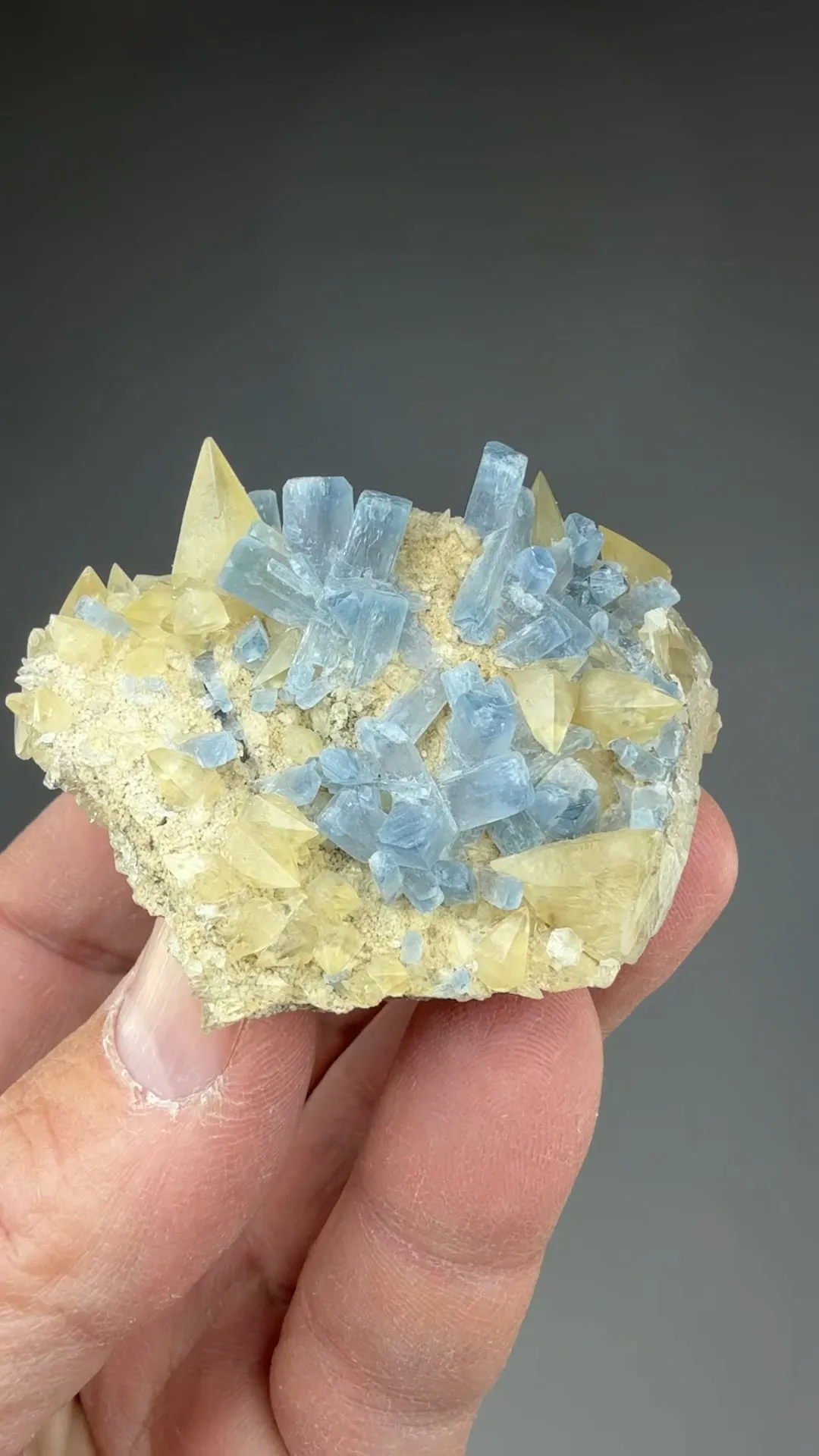 Celestine with Calcite - image 2