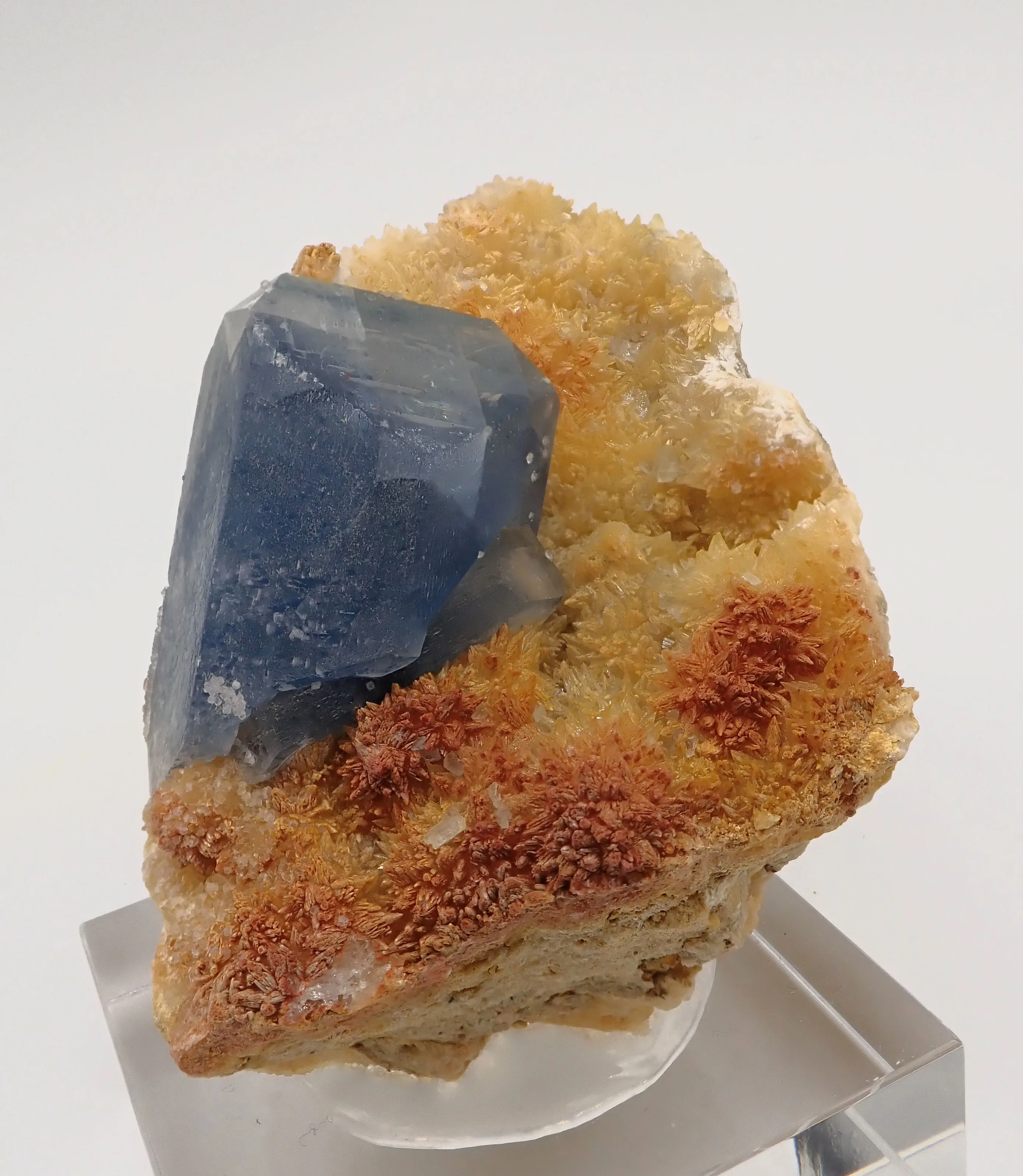 Celestine with Calcite - image 3