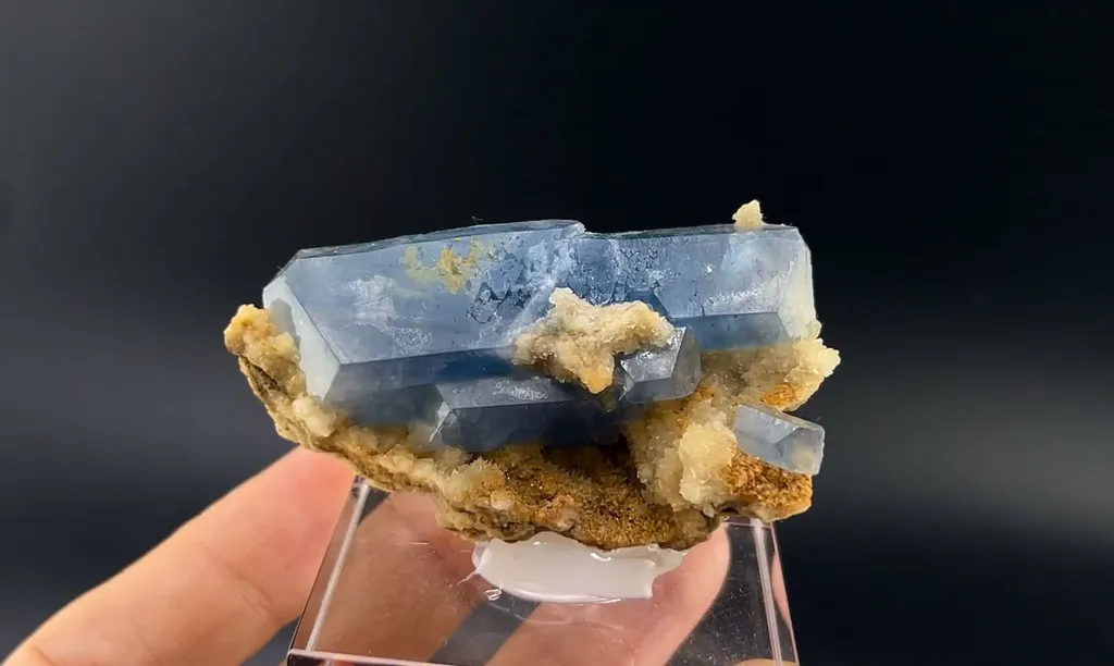 Celestine with Calcite - image 3