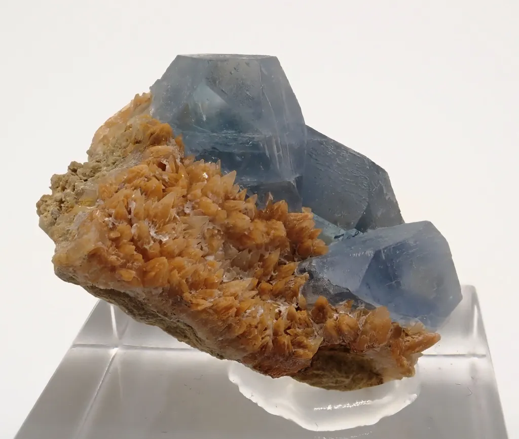 Celestine with Calcite image
