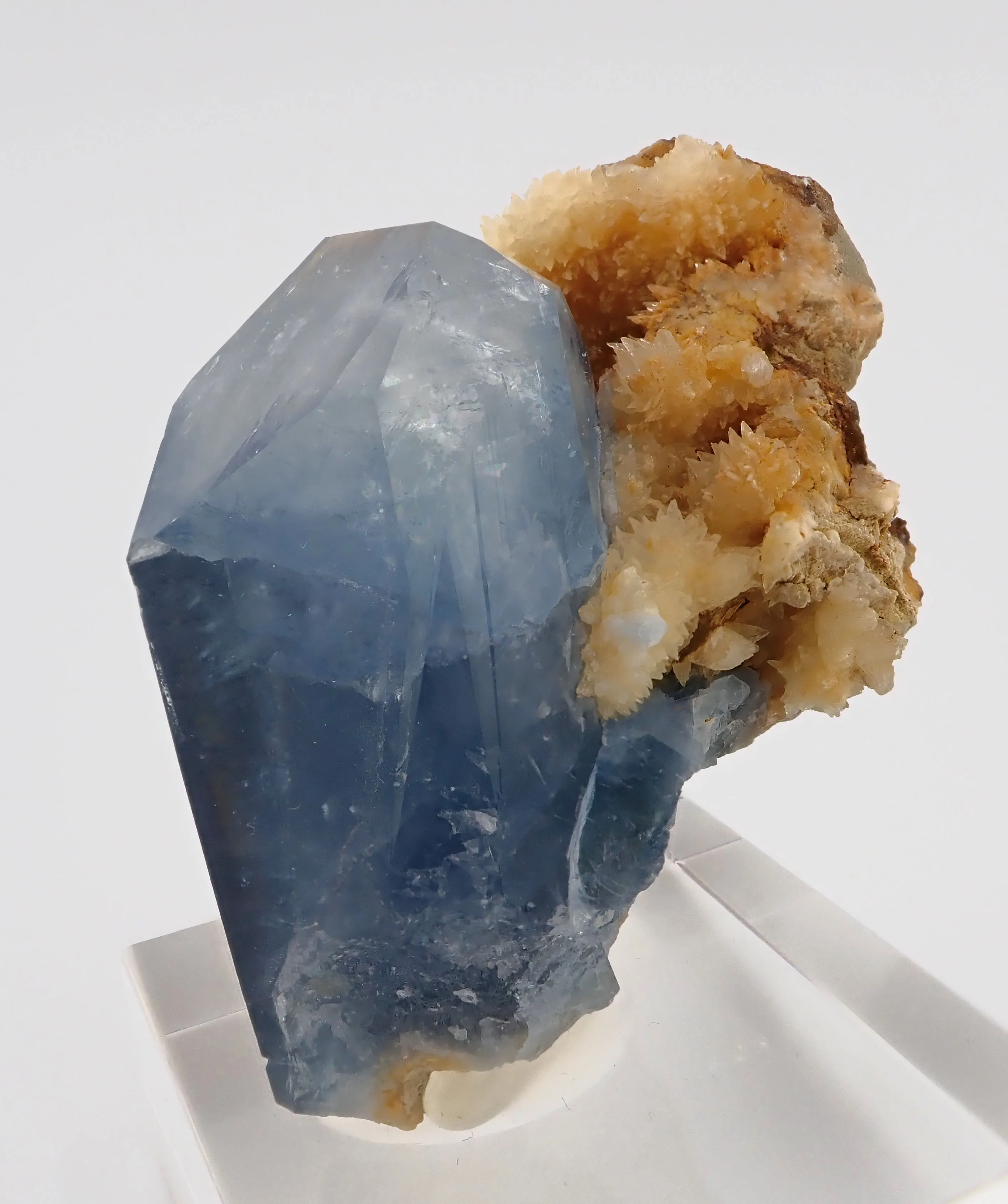 Celestine with Calcite - image 3