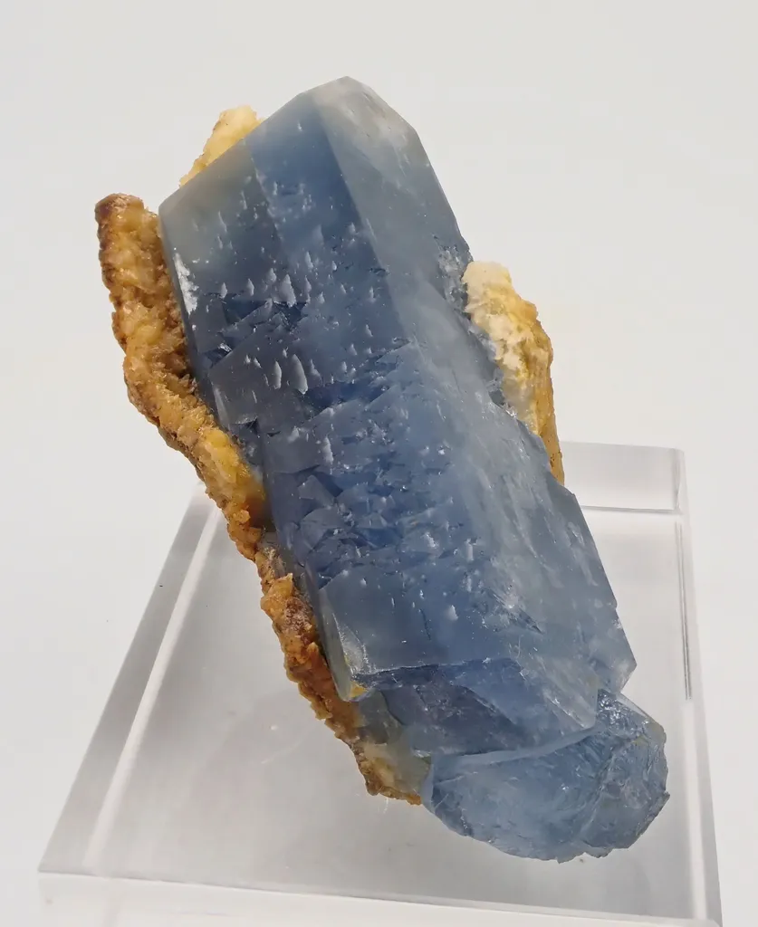 Celestine with Calcite image