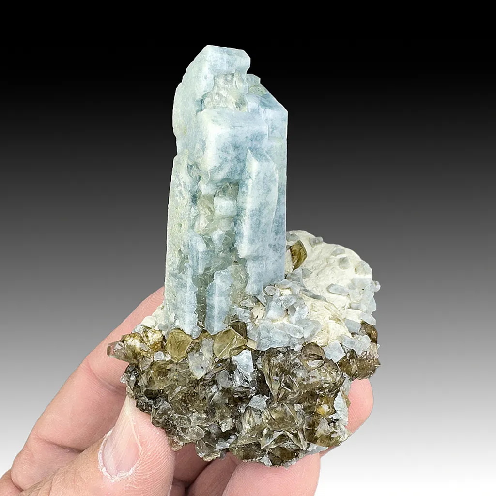 Celestine with Calcite image