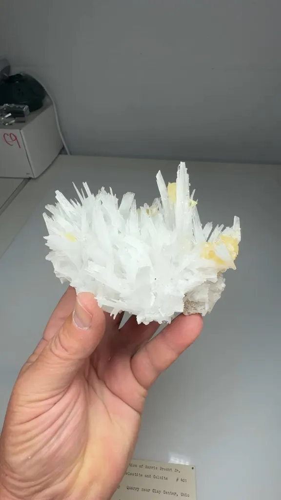 Celestine with Calcite - image 2