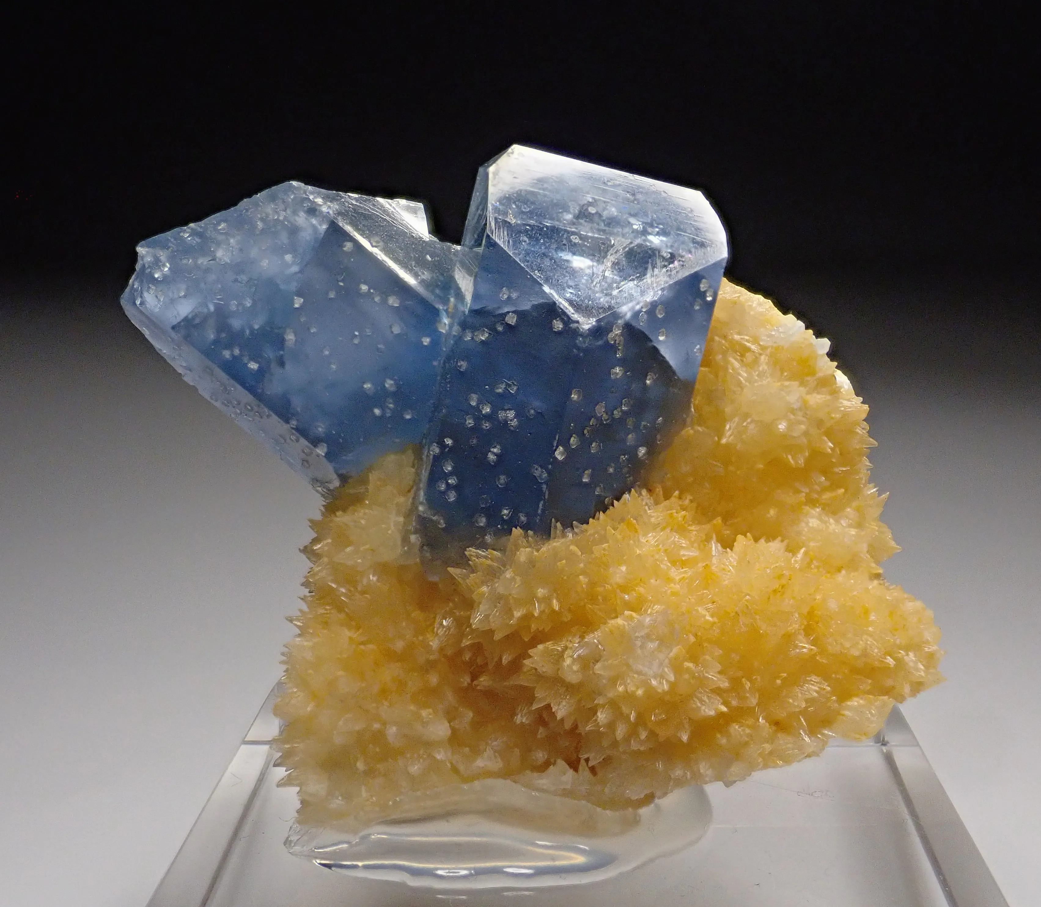 Celestine with Calcite - image 3