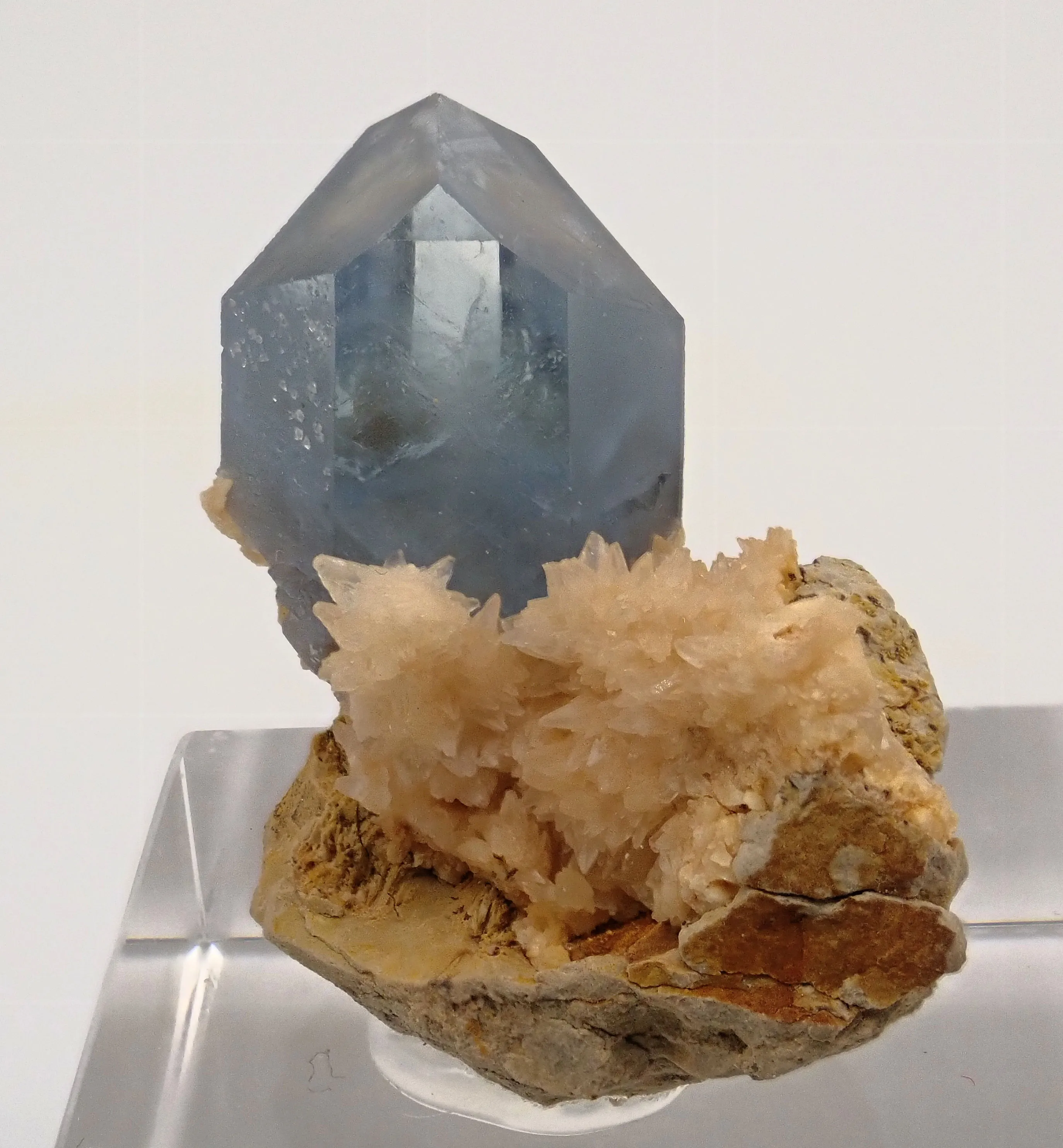 Celestine with Calcite - image 2