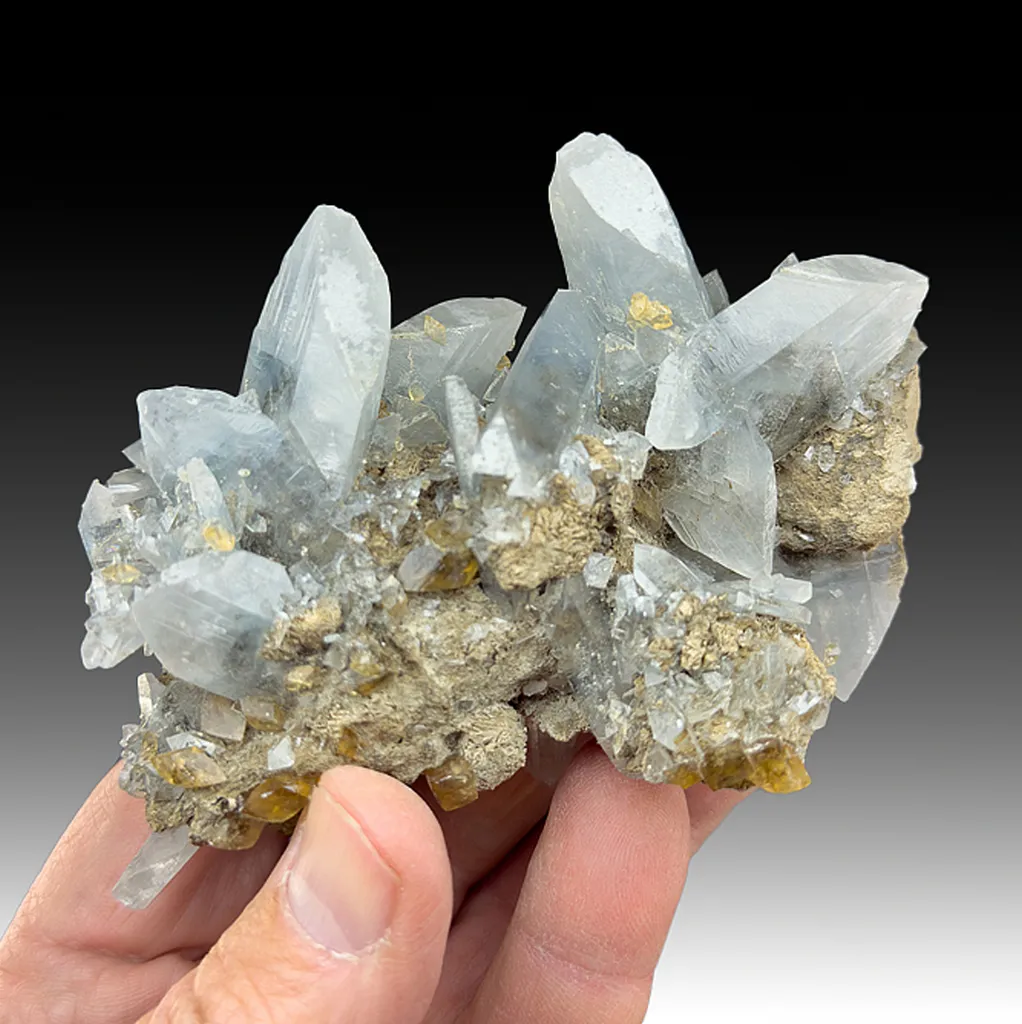 Celestine with Calcite image