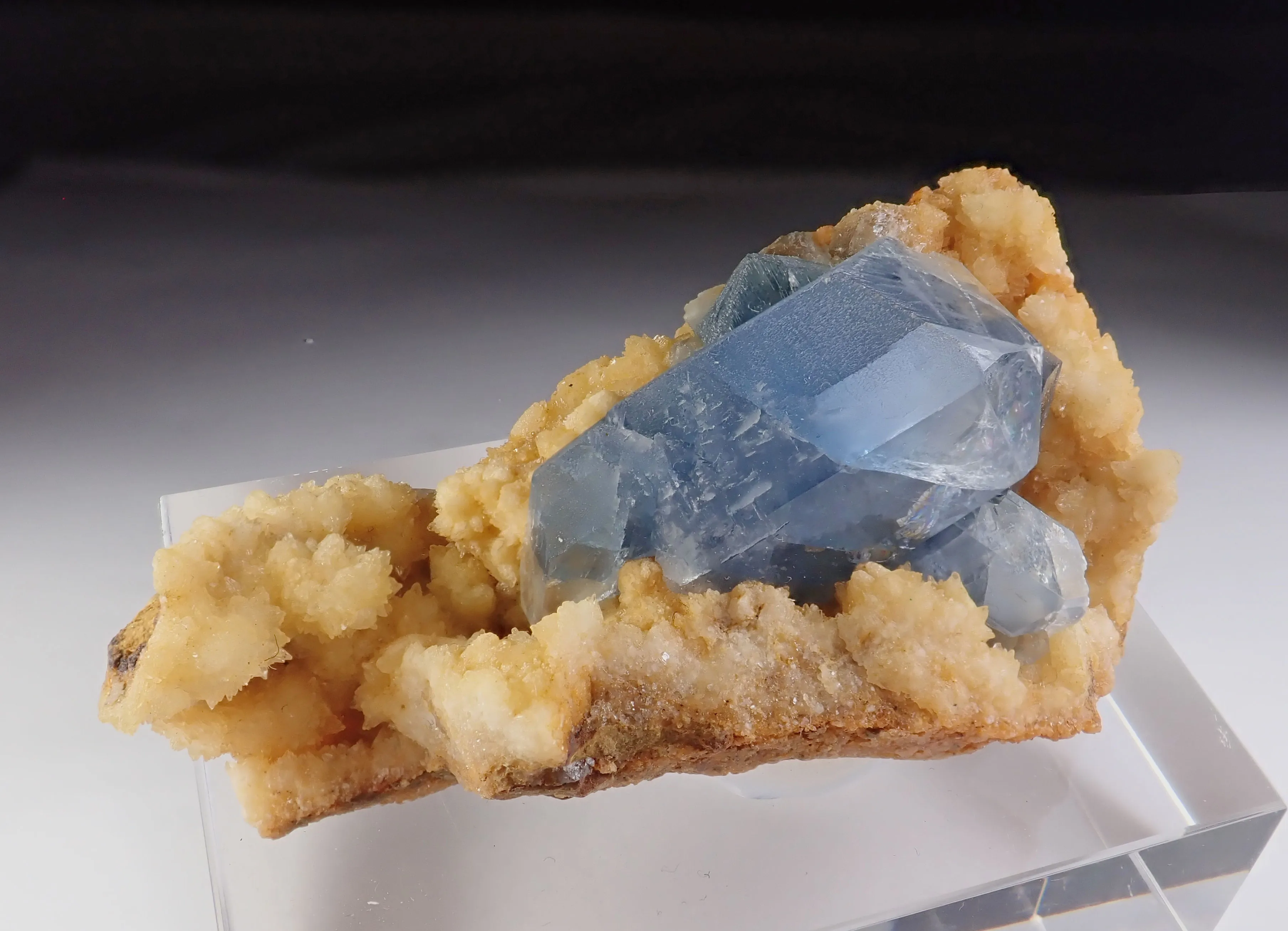 Celestine with Calcite - image 3