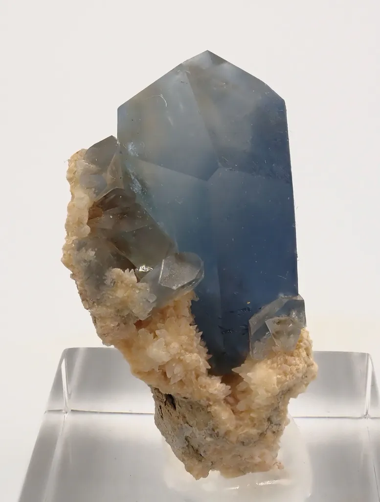 Celestine with Calcite image