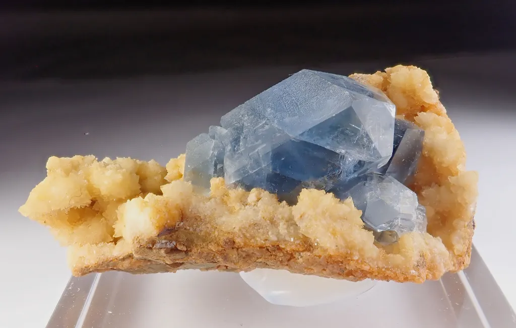Celestine with Calcite image