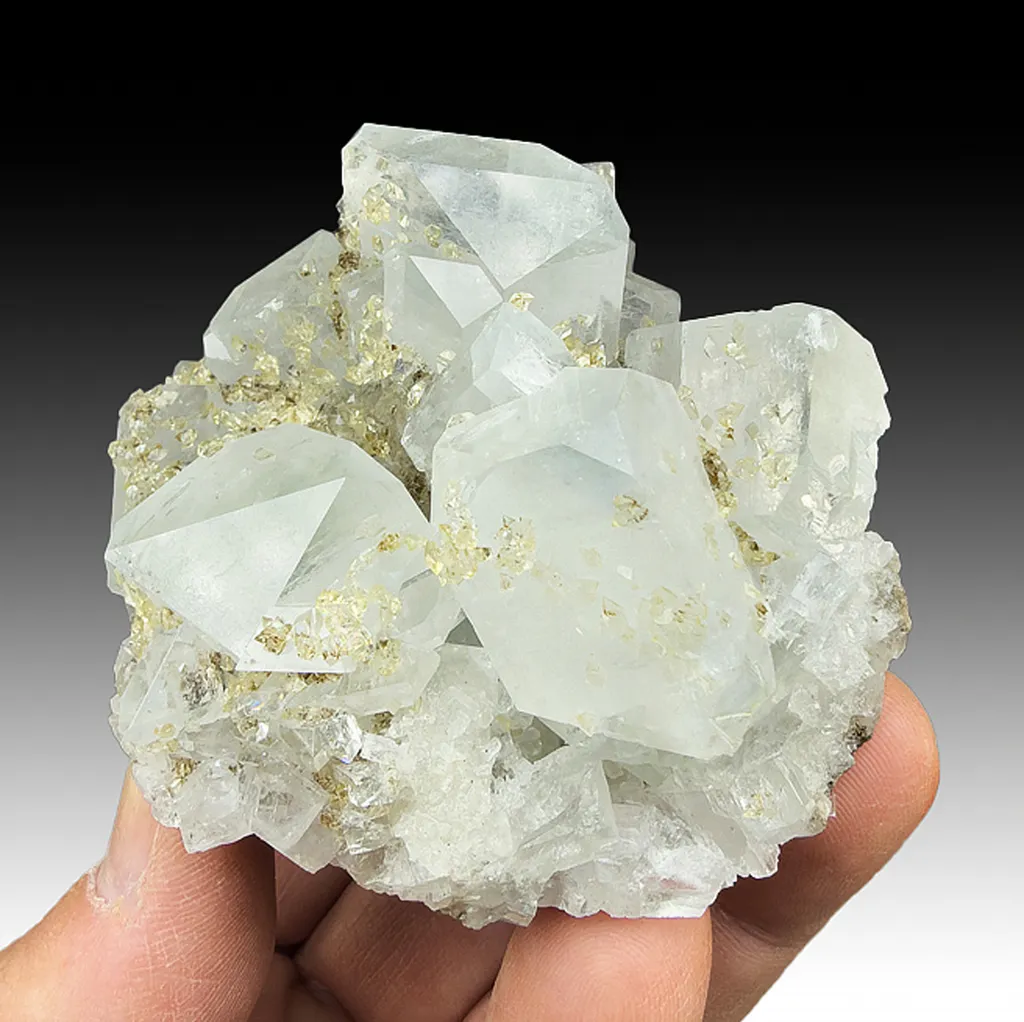 Celestine with Calcite