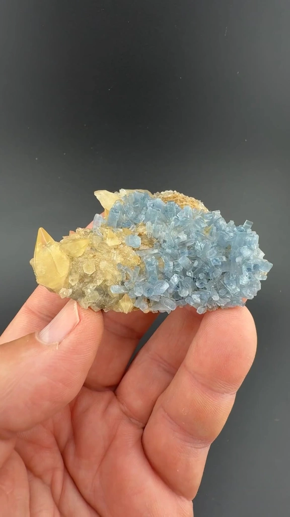 Celestine with Calcite - image 2