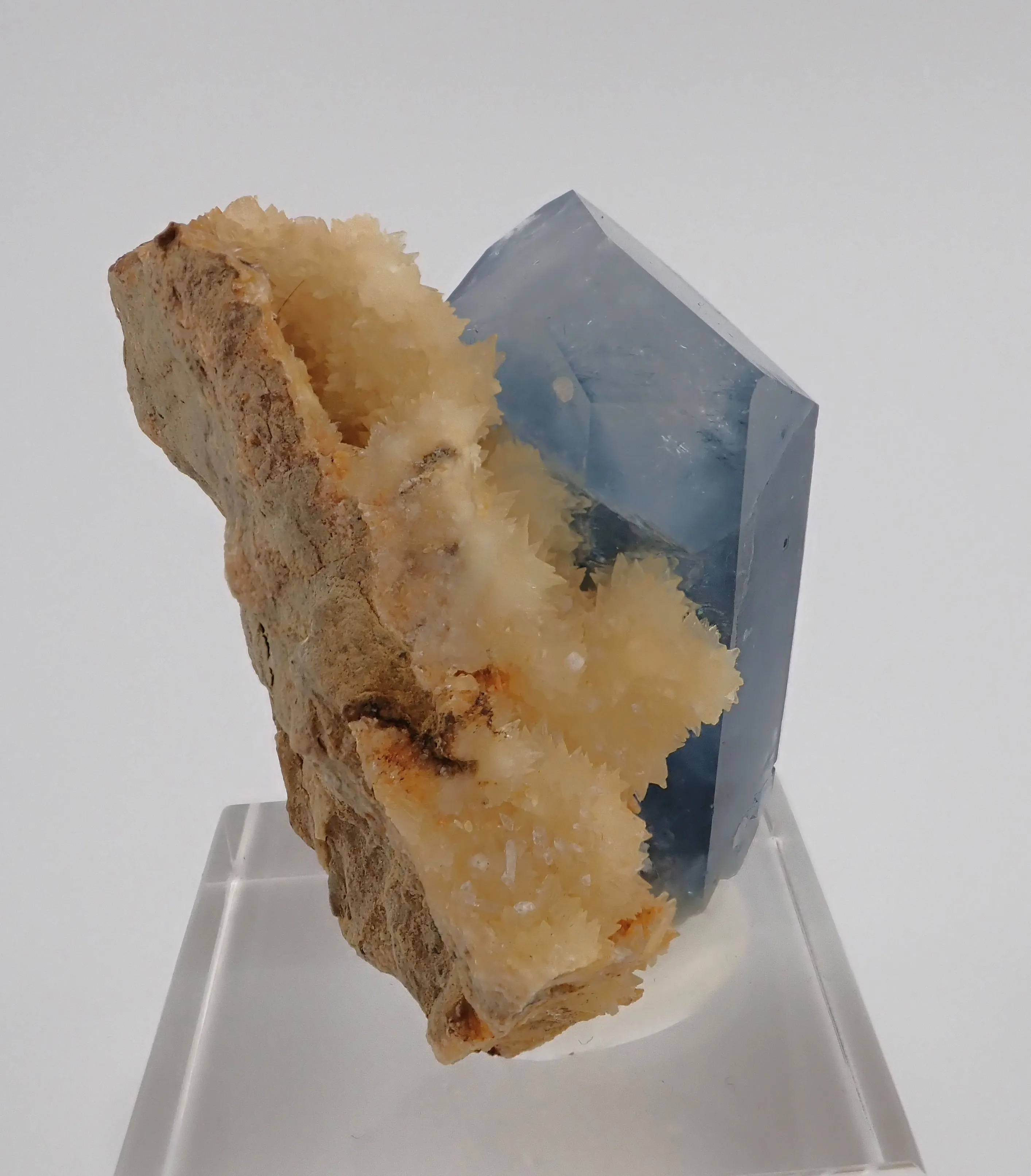 Celestine with Calcite - image 4
