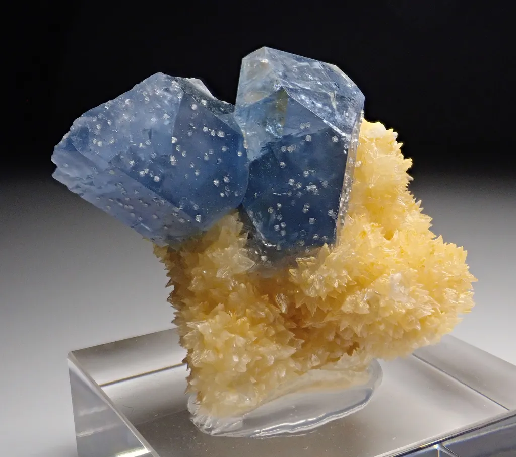 Celestine with Calcite image
