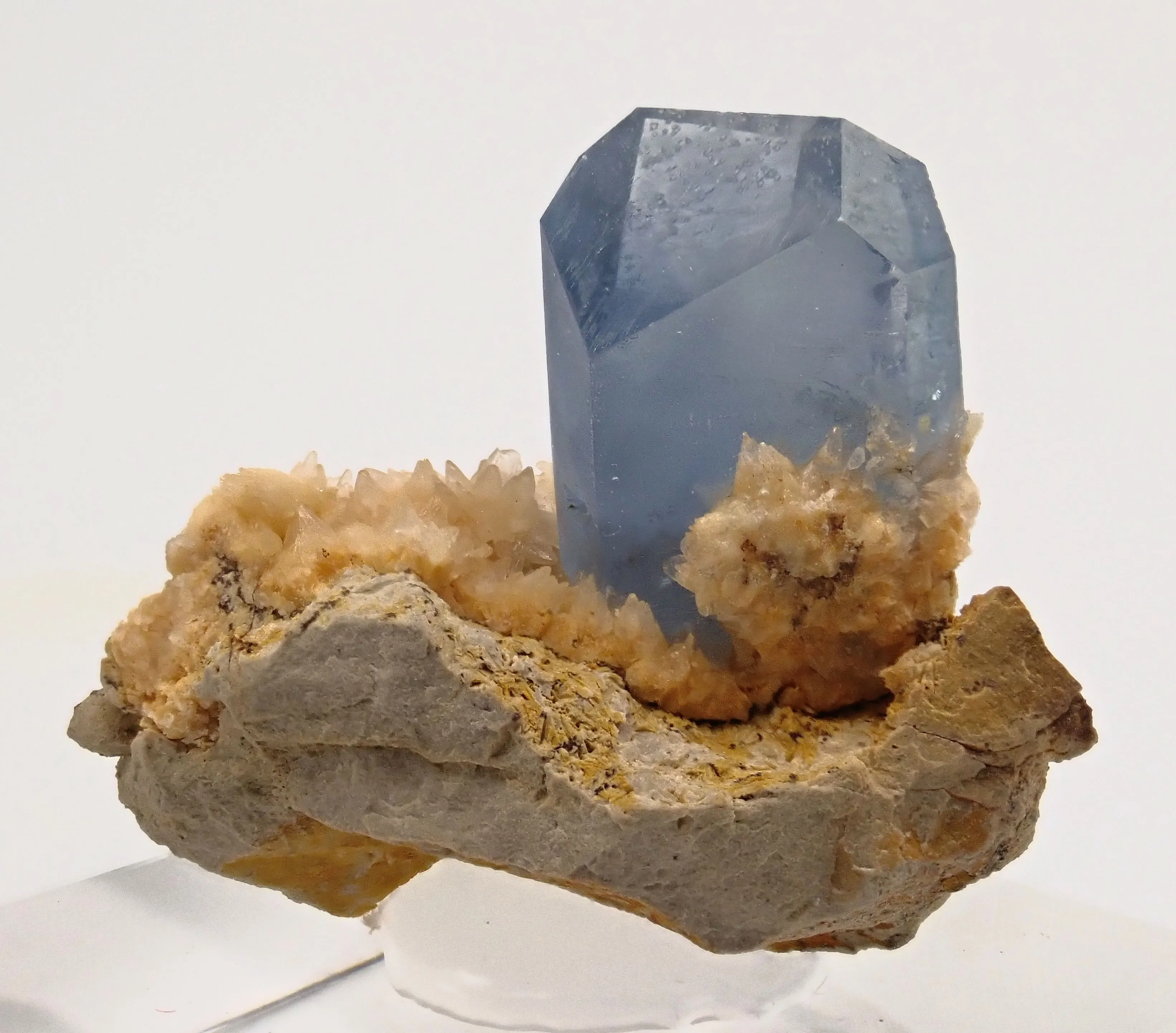 Celestine with Calcite - image 3