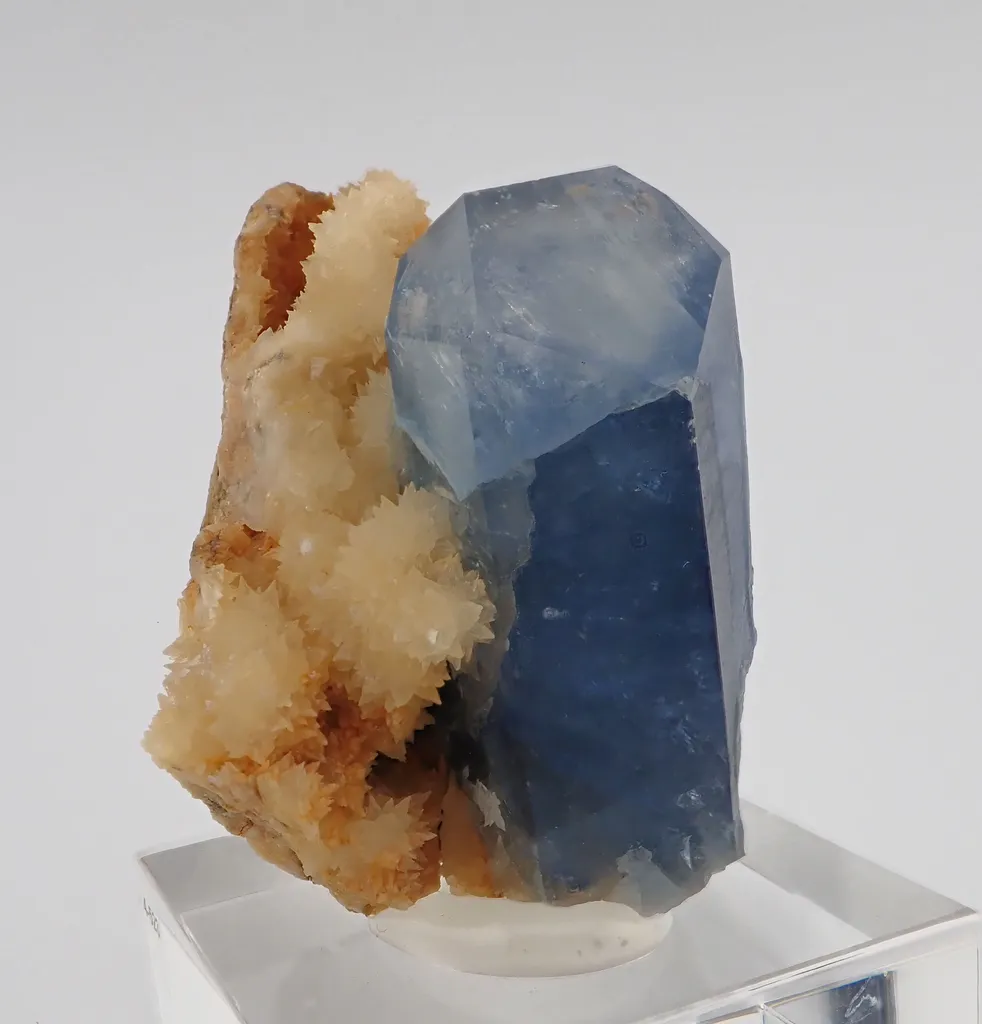 Celestine with Calcite image