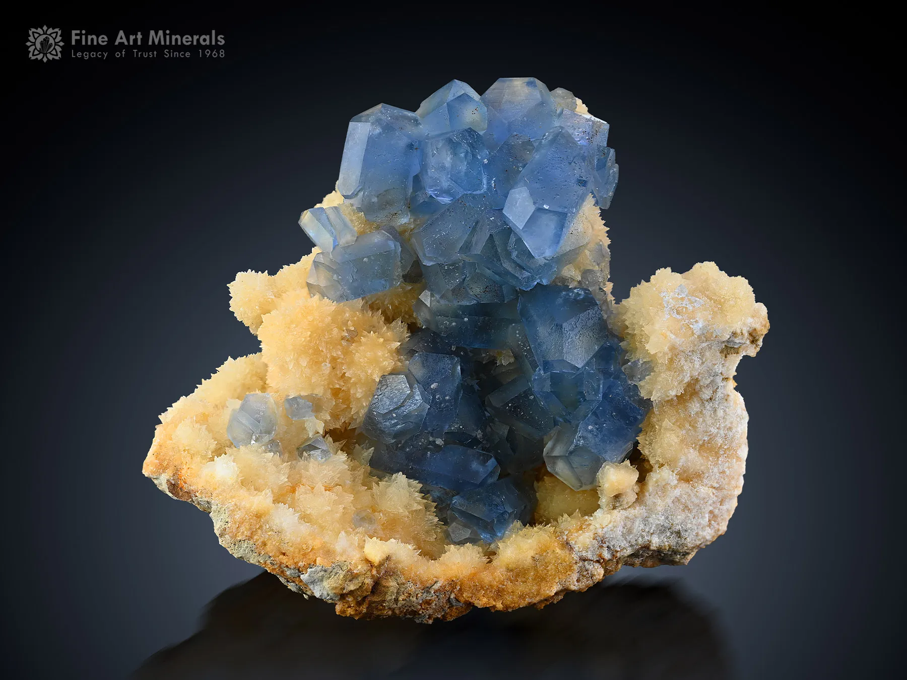 Celestine with Calcite from Afghanistan - image 1