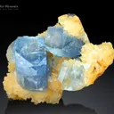 Celestine with Calcite from Afghanistan - image 1