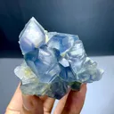 Celestine with calcite from Afghanistan - image 3