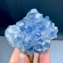 Celestine with Calcite from Afghanistan - image 6