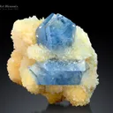Celestine with Calcite from Afghanistan - image 6