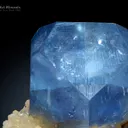 Celestine with Calcite from Afghanistan - image 2