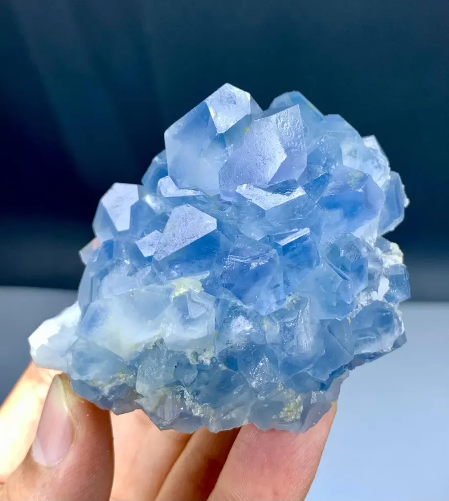 Celestine with Calcite from Afghanistan - image 4
