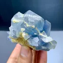 Celestine with calcite from Afghanistan - image 6