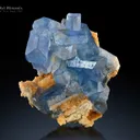 Celestine with Calcite from Afghanistan - image 1