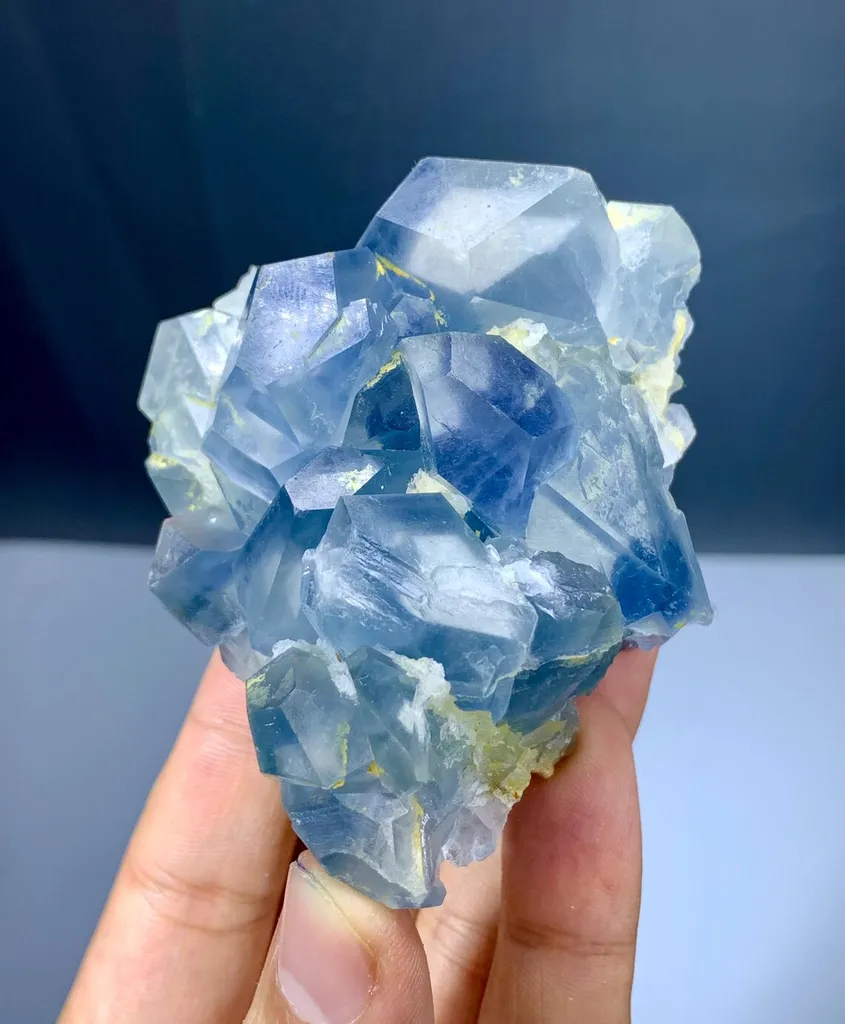 Celestine with calcite from Afghanistan - image 4