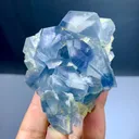 Celestine with calcite from Afghanistan - image 4