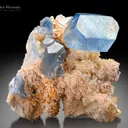 Celestine with Calcite from Afghanistan - image 7