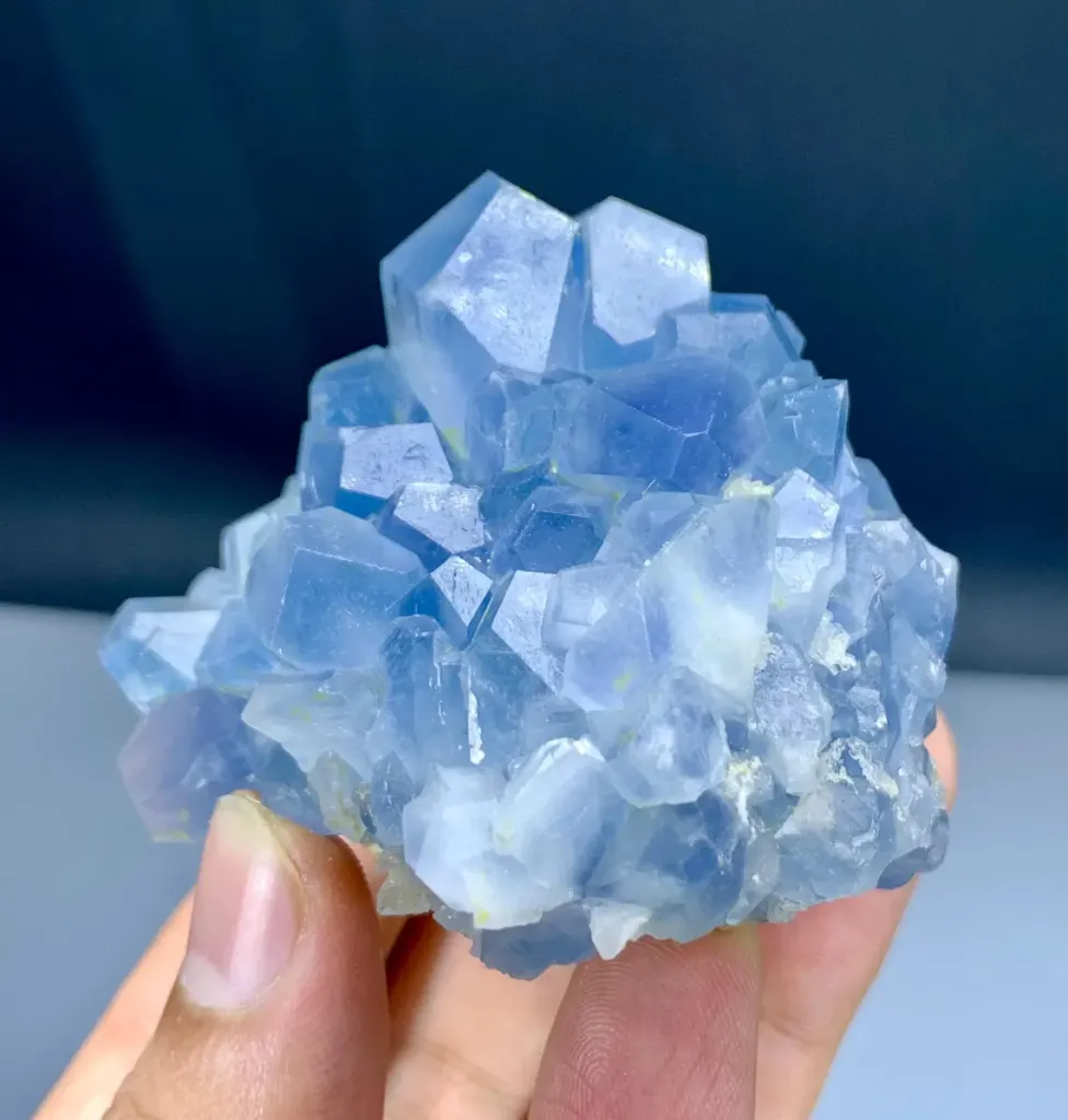 Celestine with Calcite from Afghanistan - image 3